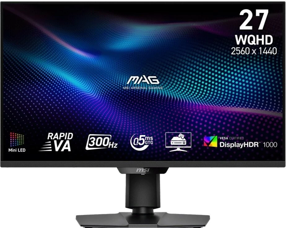 Monitor MSI MAG 274QPF X30MV, 27 inch, QHD, 300Hz, Rapid VA, HDR 1000, i zi