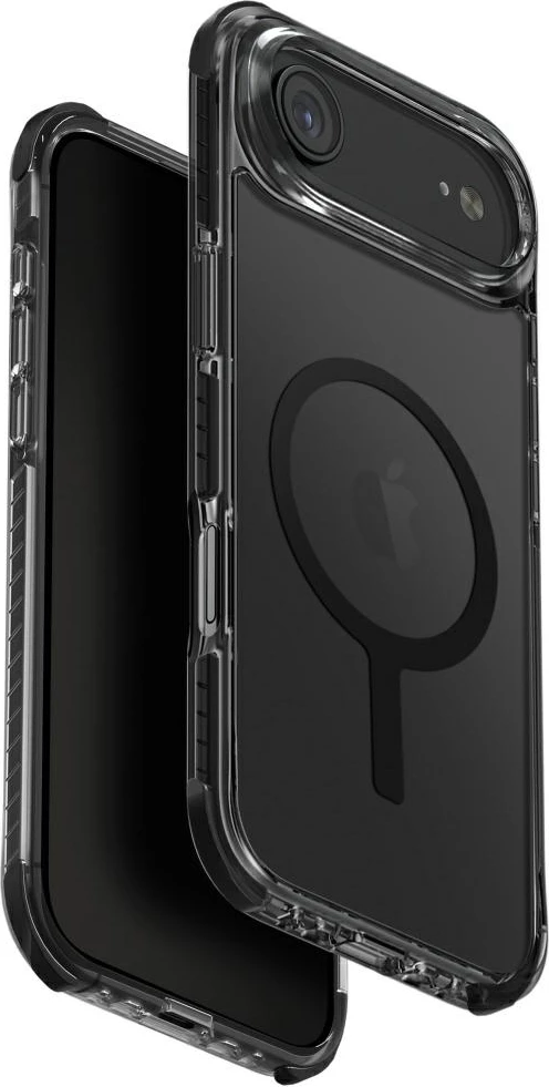 Mbështjellës UNIQ Combat Magclick Charging për iPhone 17 Air, kompatibil me MagSafe, i zi