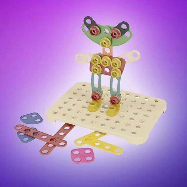 Set ndërtimi edukativ Quercetti Playbio Jumbo Peggy 040-82272, 42 pjesë