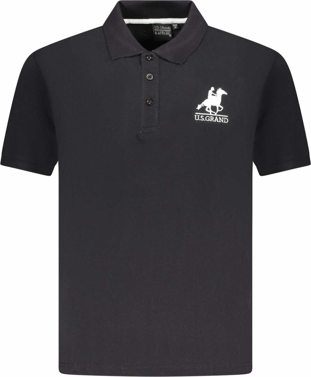 Maicë polo për meshkuj US GRAND POLO, e zezë [Madhësia: XL]
