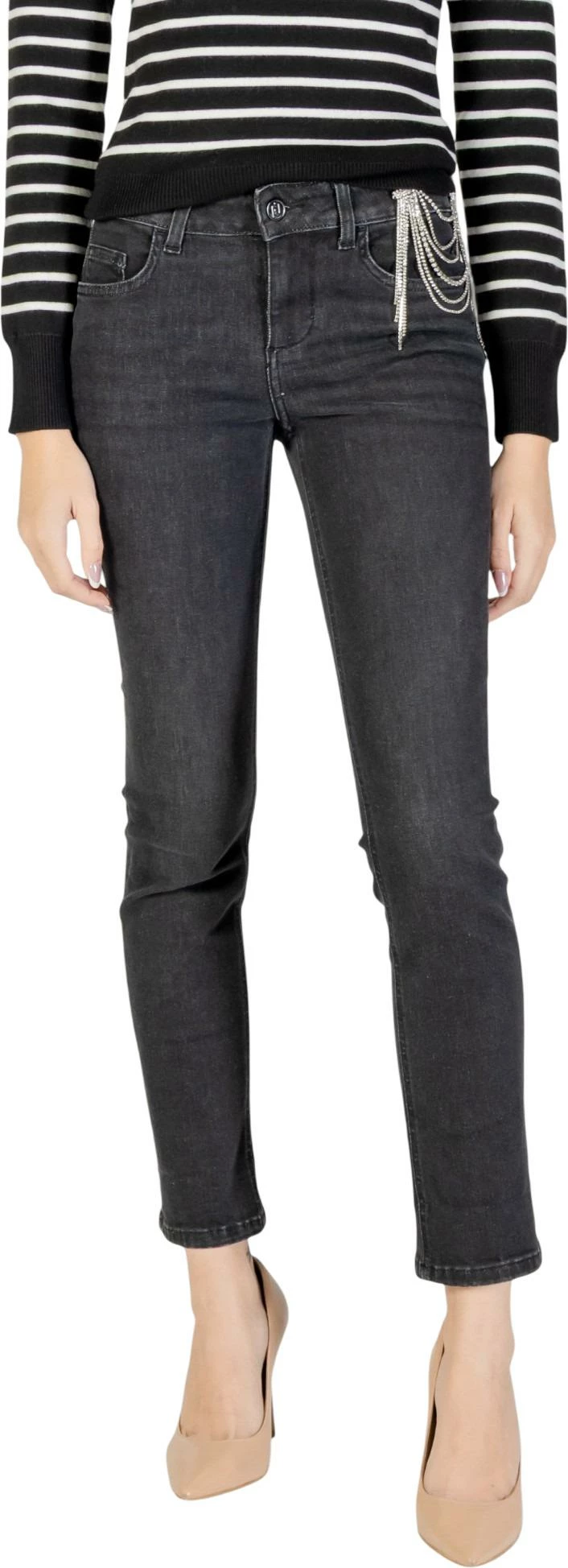 Xhinse skinny për femra Liu Jo B.UP Monroe UF5006 D4797, të zeza