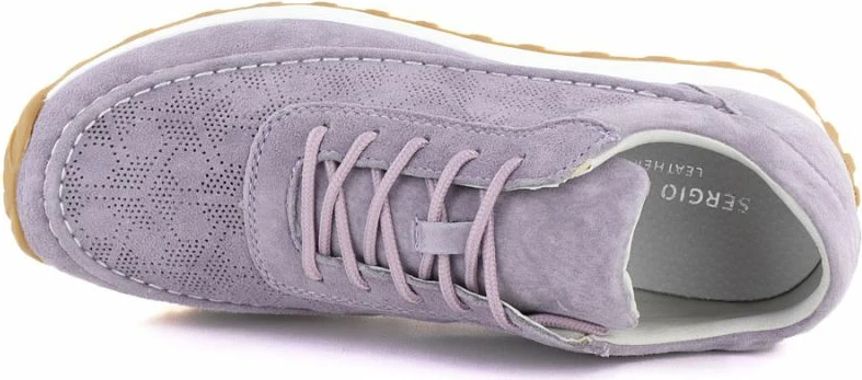 Këpucë lëkure për femra Sergio Leone SP001, vjollcë