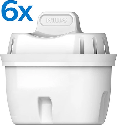 Kartusha filtri uji Philips Micro X-Clean, 6 copë, e bardhë