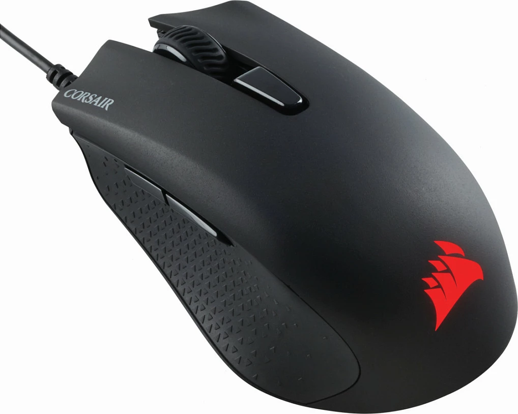 Maus Corsair Harpoon RGB PRO, optik, 12000 DPI, me kabllo, e zezë