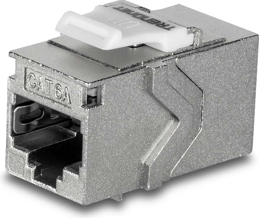 Kupler Keystone RJ-45 TRENDnet TC-KC06C6A, Cat6A, 10GBase-T, paketë 6 copë, argjend