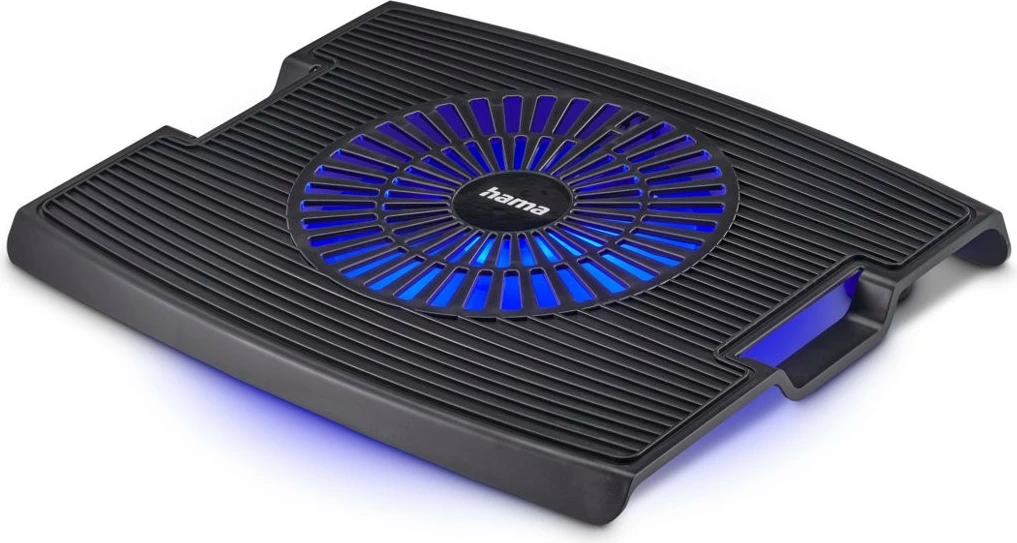 Mbajtës ftohës për laptop Hama 126810, plastikë, për ekrane deri 15.6 inç, i zi