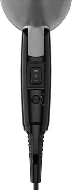 Tharëse flokësh Grundig HD 2200, me grykë përqendruese, e zezë/gri
