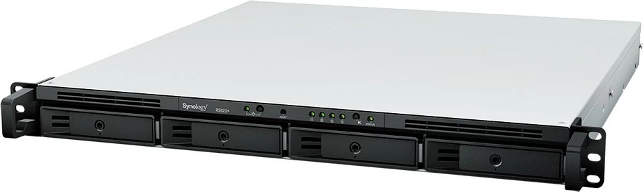 NAS rack Synology RS822RP+, 2 GB RAM, 4x0HDD, 1U, i zi