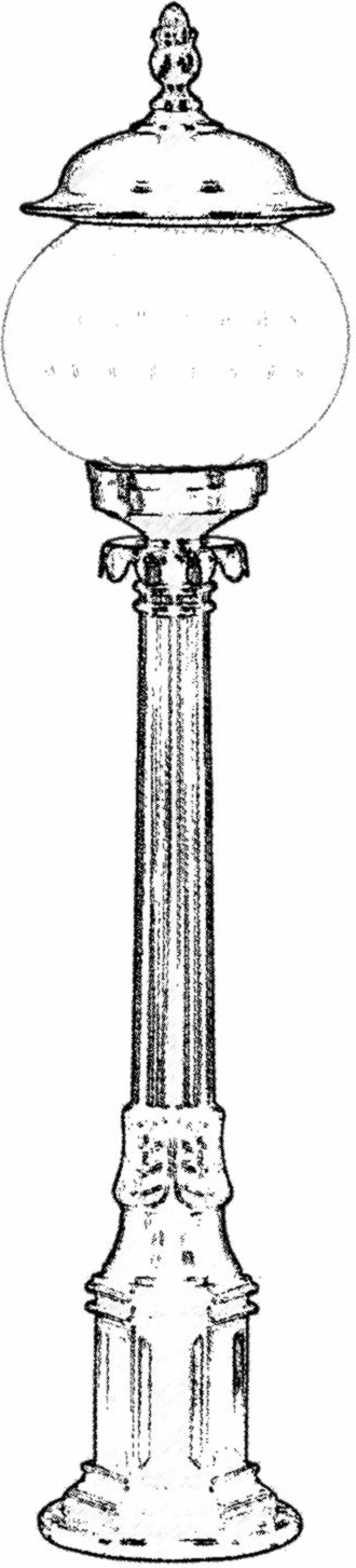 Llambë dyshemeje për jashtë, Opviq, BSU-68187-BSY-M3-BOP, e zezë