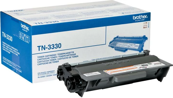 Toner Brother TN-3330, rendiment 2,400-4,400 faqe, i zi