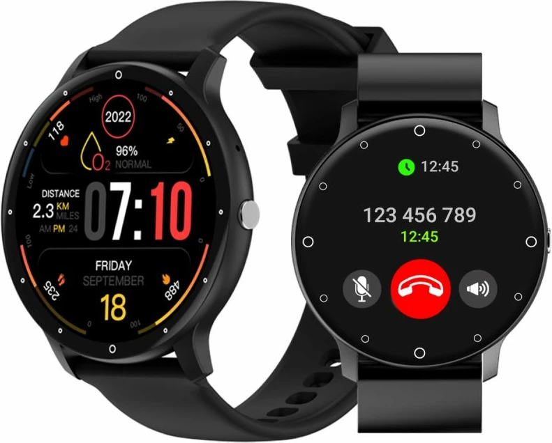 Smartwatch Giewont për meshkuj, e zezë