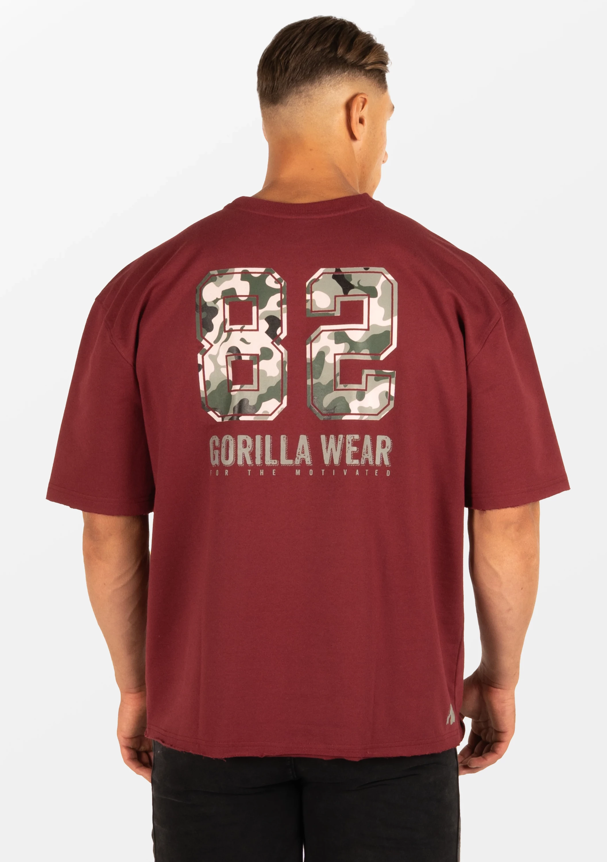 Callaway Oversized T-Shirt - Burgundy [Madhësia: XL]