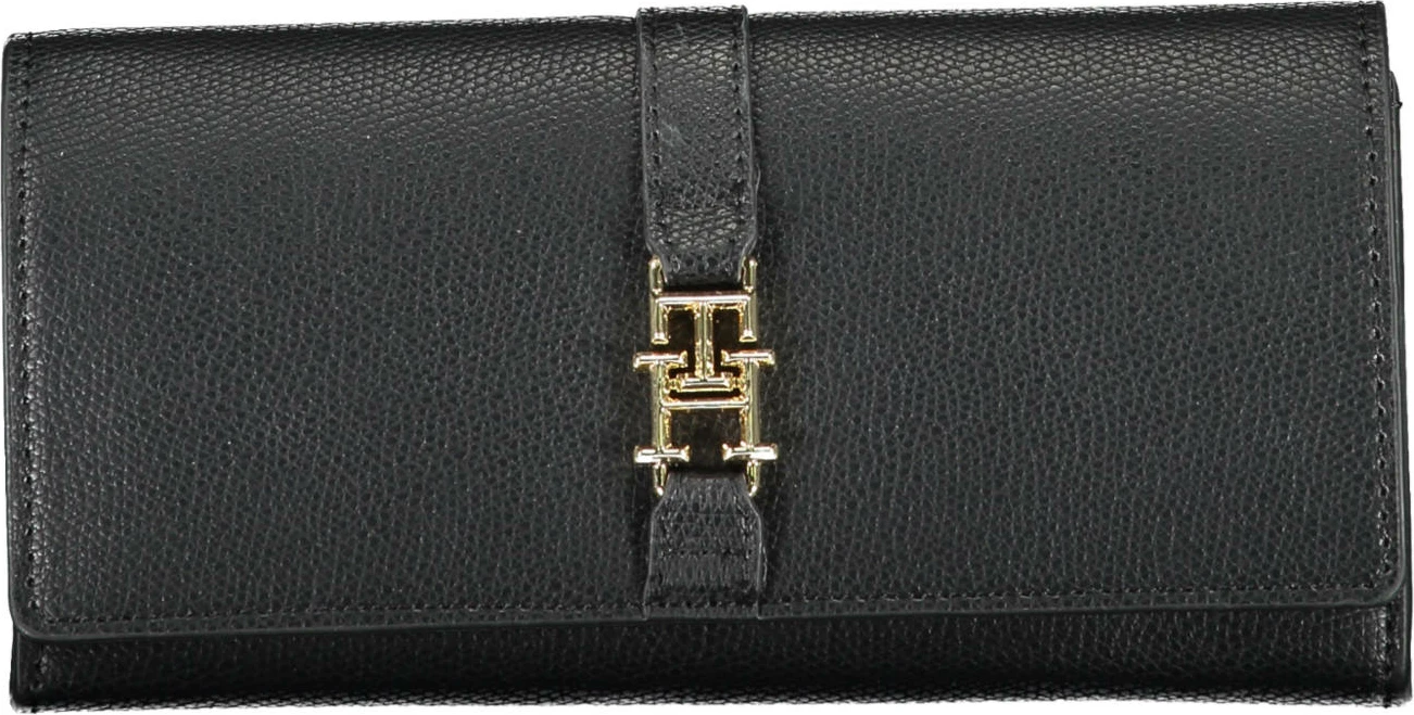 Portofol për femra TOMMY HILFIGER, e zezë