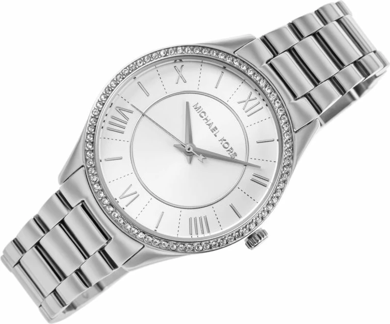 Orë dore për femra Michael Kors Lauryn, argjendi