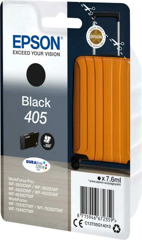 Kartrix boje Epson 405 C13T05G14010 7.6 ml, e zezë