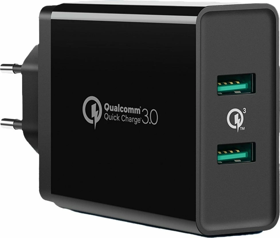Adapter karikues Ugreen CD161 36W 2x USB-A QC 3.0, zi