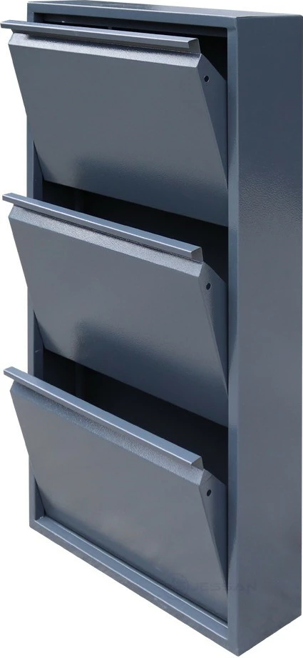 Dollap këpucësh Skye Decor, gri e çelët, Js1035