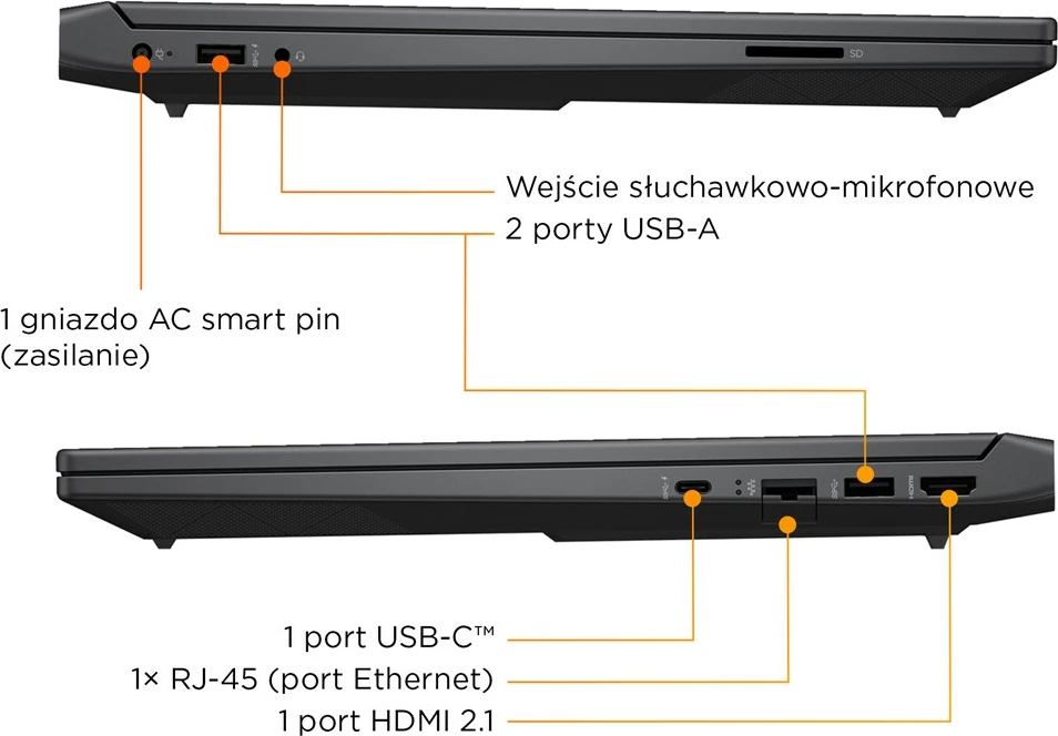 Laptop gaming HP Victus 15-fa2243nw, Intel Core i5-13420H, 16GB RAM, 512GB SSD, RTX 4050, 15.6" FHD, Gri