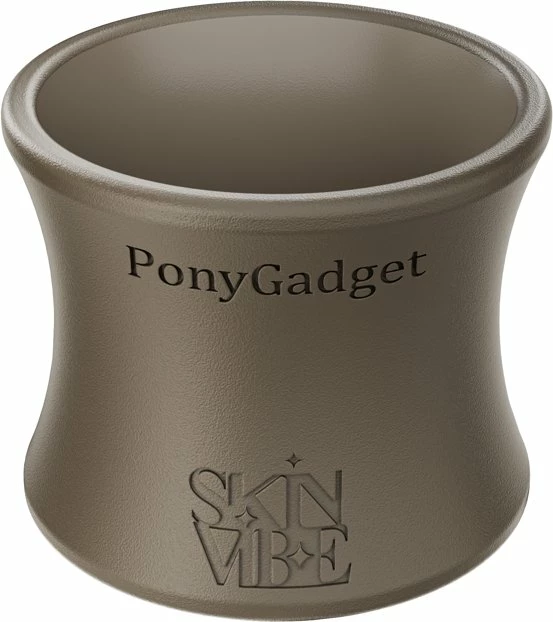 Aksesor volumizues për flokë SkinVibe PonyGadget SV-004BR, set 6 goma flokësh, kafe