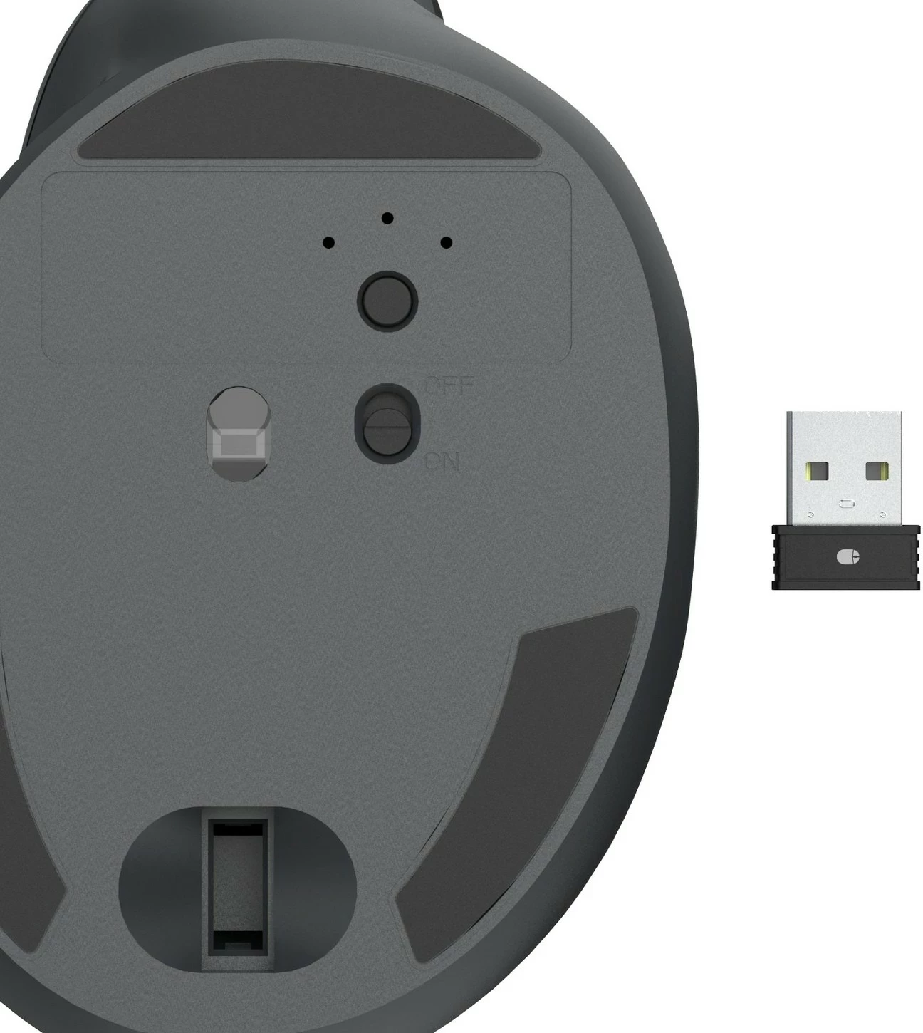 Maus vertikal Hama EWM-500 wireless, 1600 DPI, i zi