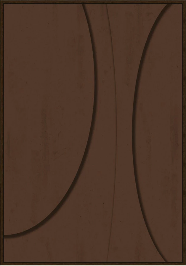 Pikturë dekorative Carnelian, kafe, 80x120x4cm