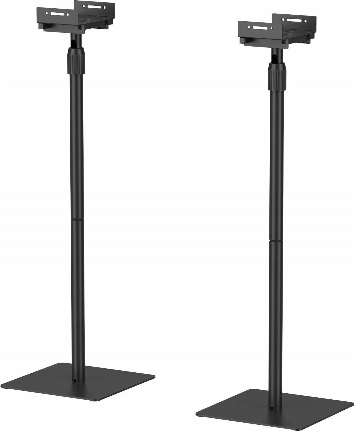 Stenda për monitorë studio Mozos MSS6-SET-PRO, lartësi e rregullueshme 848-1118 mm, 2 copë, e zezë