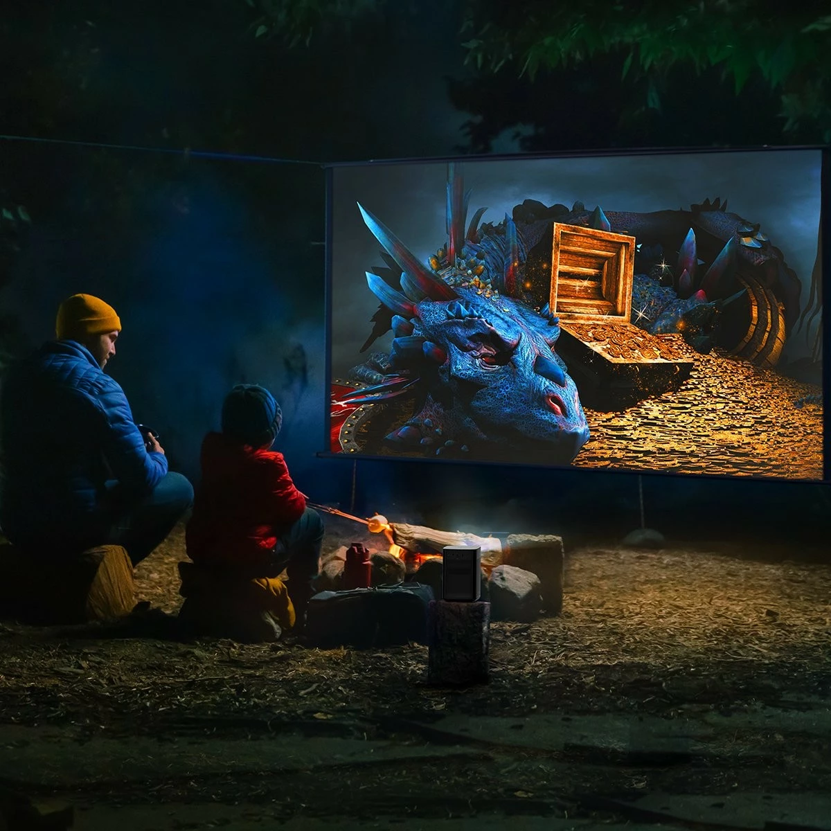 Projektor XGIMI Halo+, DLP, 1080p, 700 ISO lumens, Gri