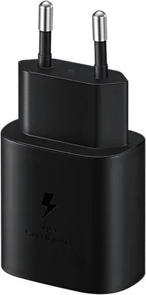 Karikues për celular Samsung, type-C, 25W, i zi