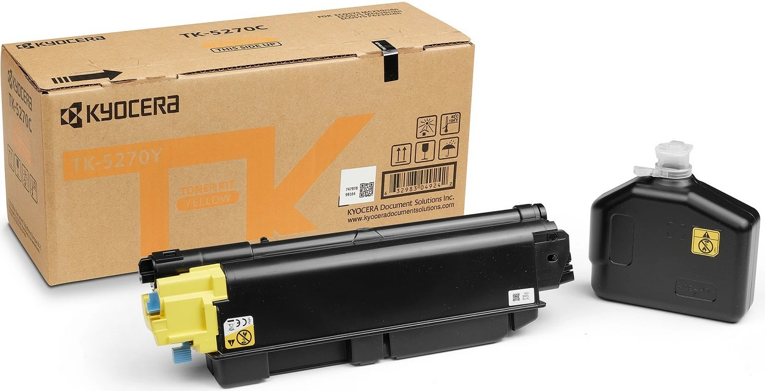 Toner Kyocera TK-5270Y, 6000 faqe, Verdhë