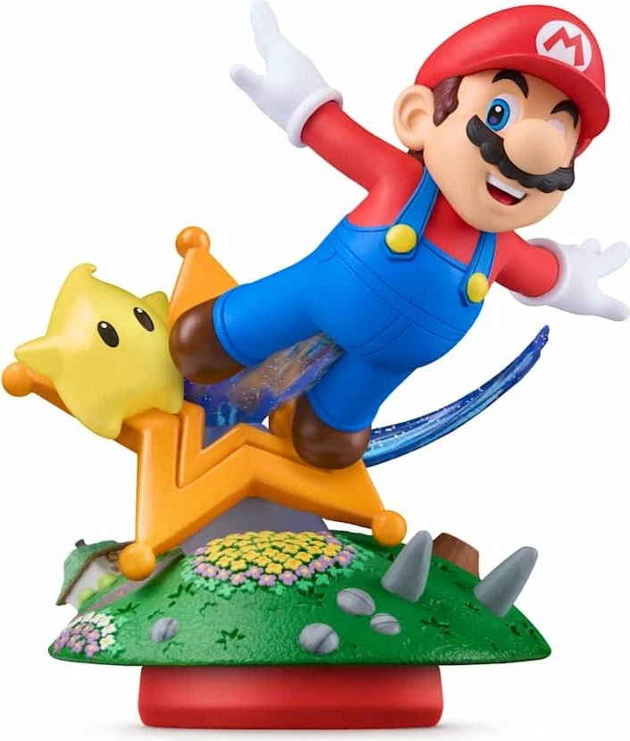 Figurinë amiibo Nintendo Super Mario Galaxy Mario & Luma 7 cm PVC, multicolor, 1 copë