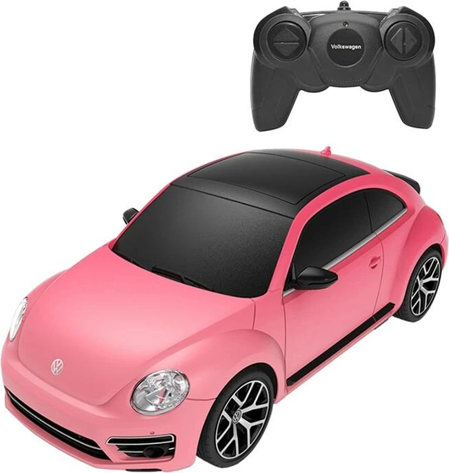 Veture me telekomandë RASTAR Volkswagen Beetle 1:24, ndryshim ngjyre, rozë