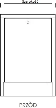 Kabinet për shpërndarës ngrohjeje Gorgiel SGN-3 n/t, 10 qarqe, 760x580x110 mm, i bardhë (për 1041111140)