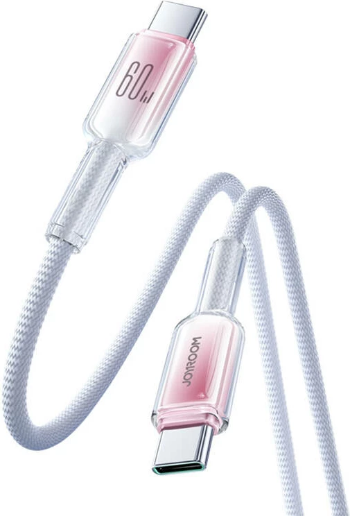 Kabllo USB-C në USB-C Joyroom S-A42, 1.2m, 60W, Bardhë