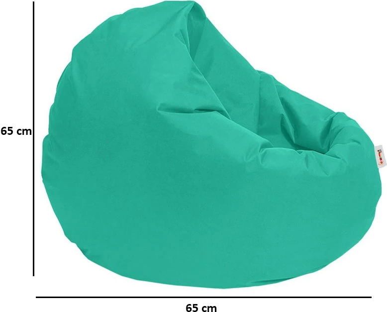 Puf kopshti, ngjyrë turquoise, Atelier del Sofa Iyzi 100
