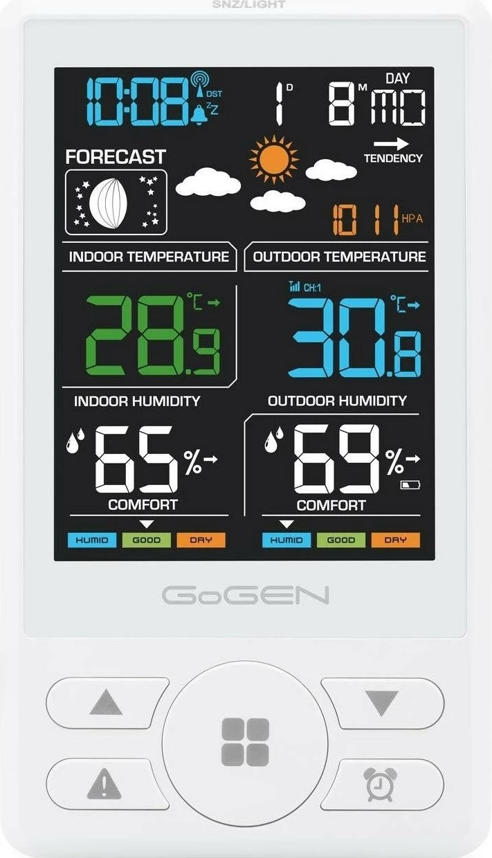 Stacion moti GoGEN GOG-ME1250, me sensor wireless, i bardhë