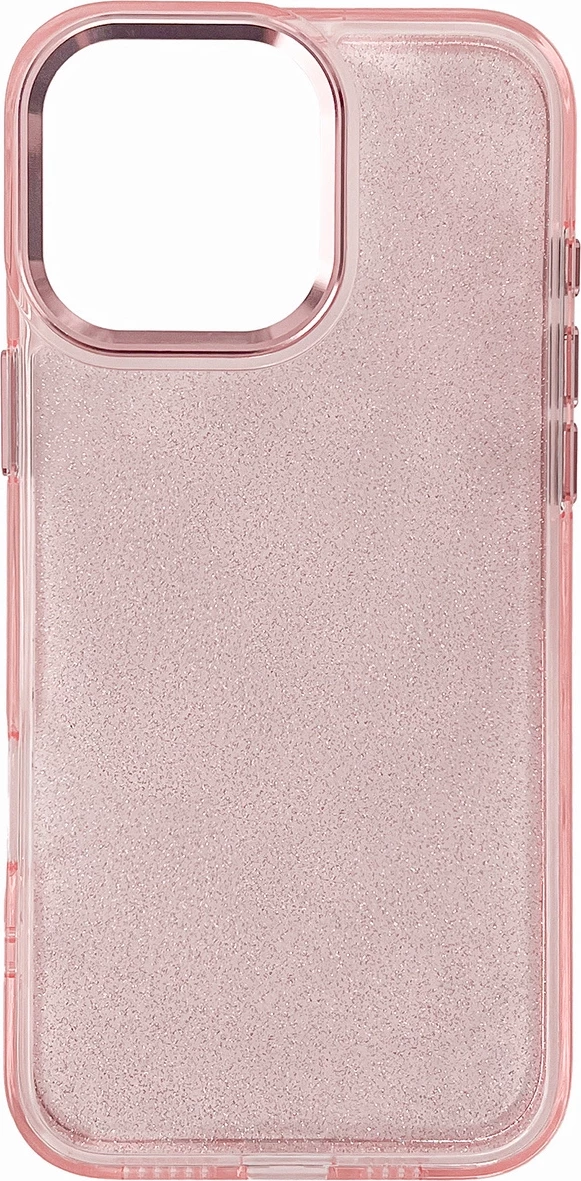 Mbështjellës Hurtel Glitter Case për iPhone 16e, rozë