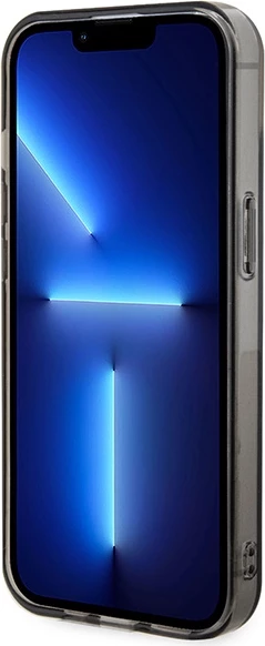 Mbështjellës Karl Lagerfeld IML Ikonik MagSafe për iPhone 15, i zi