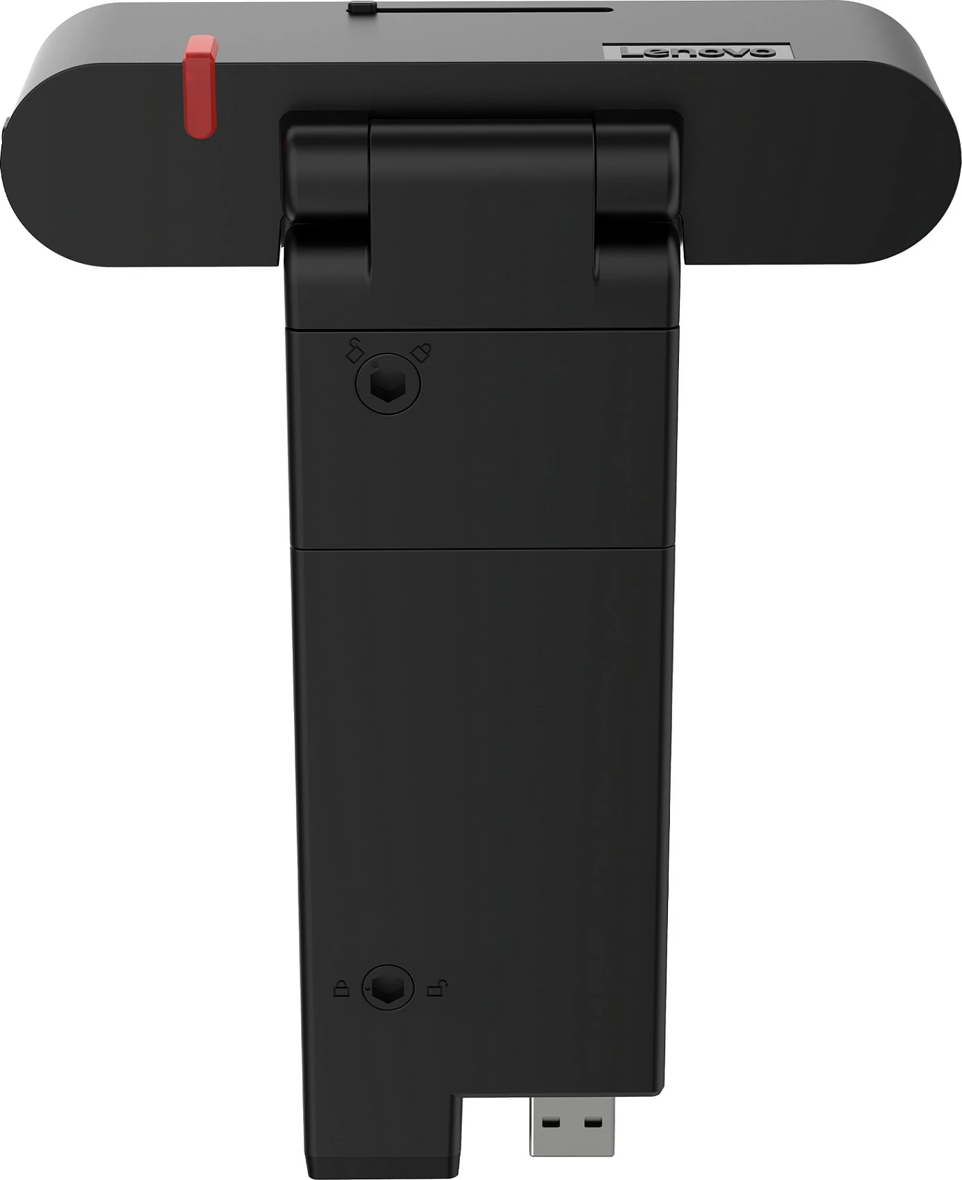 Webcam Lenovo ThinkVision MC60, Full HD 1080p, 2 mikrofona, privacy shutter, e zezë