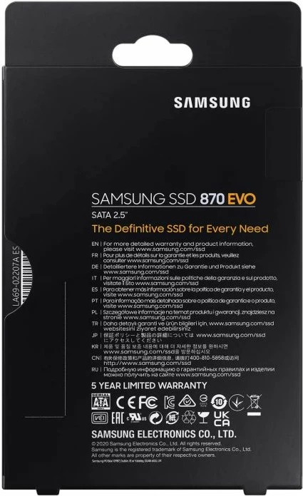 SSD Samsung 870 EVO MZ-77E250B/EU 250GB SATA3 2.5" i zi