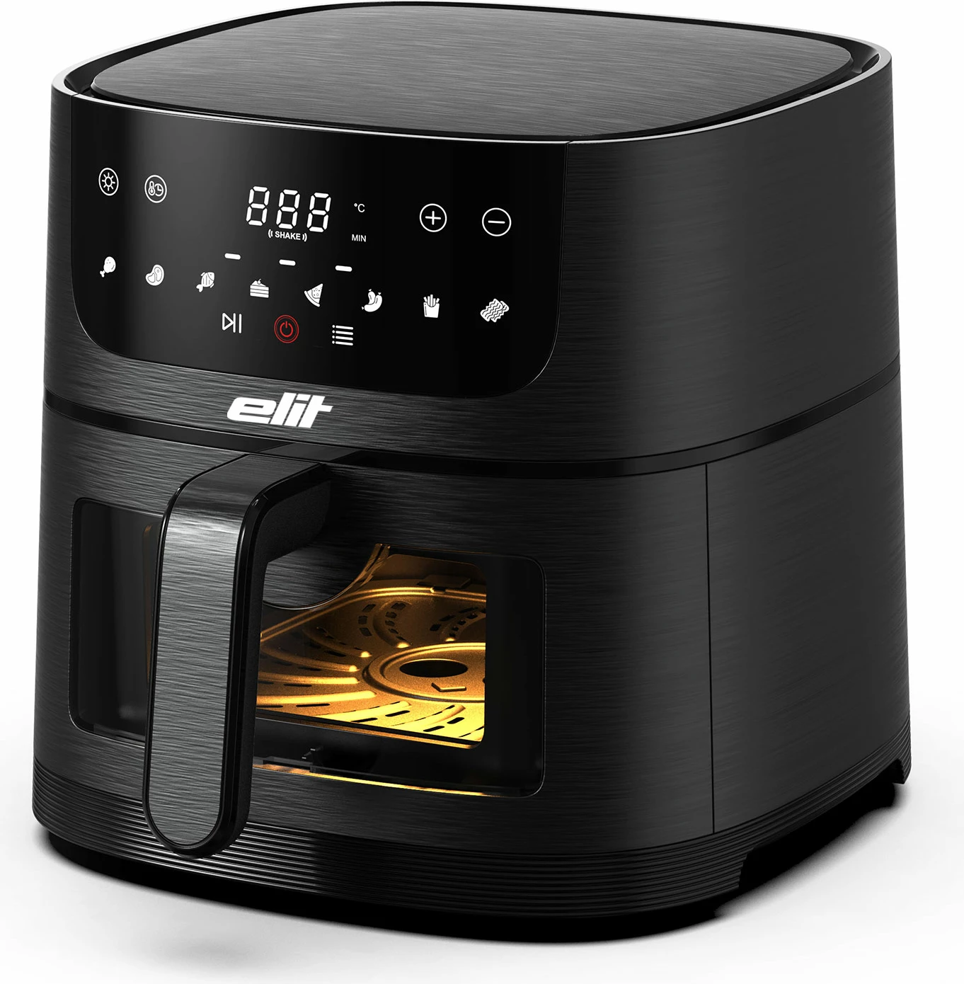 Fritezë me ajër të nxehtë Elit NutriFry AF4000 4L 1350W, e zezë