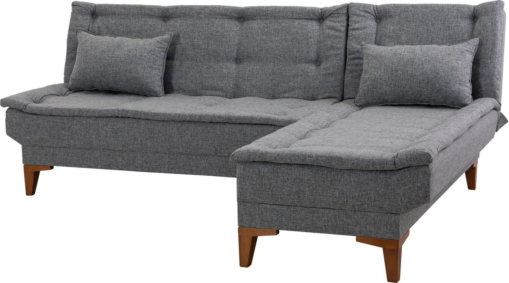 Kënd-sofë shtrat Santo, ngjyrë gri e errët