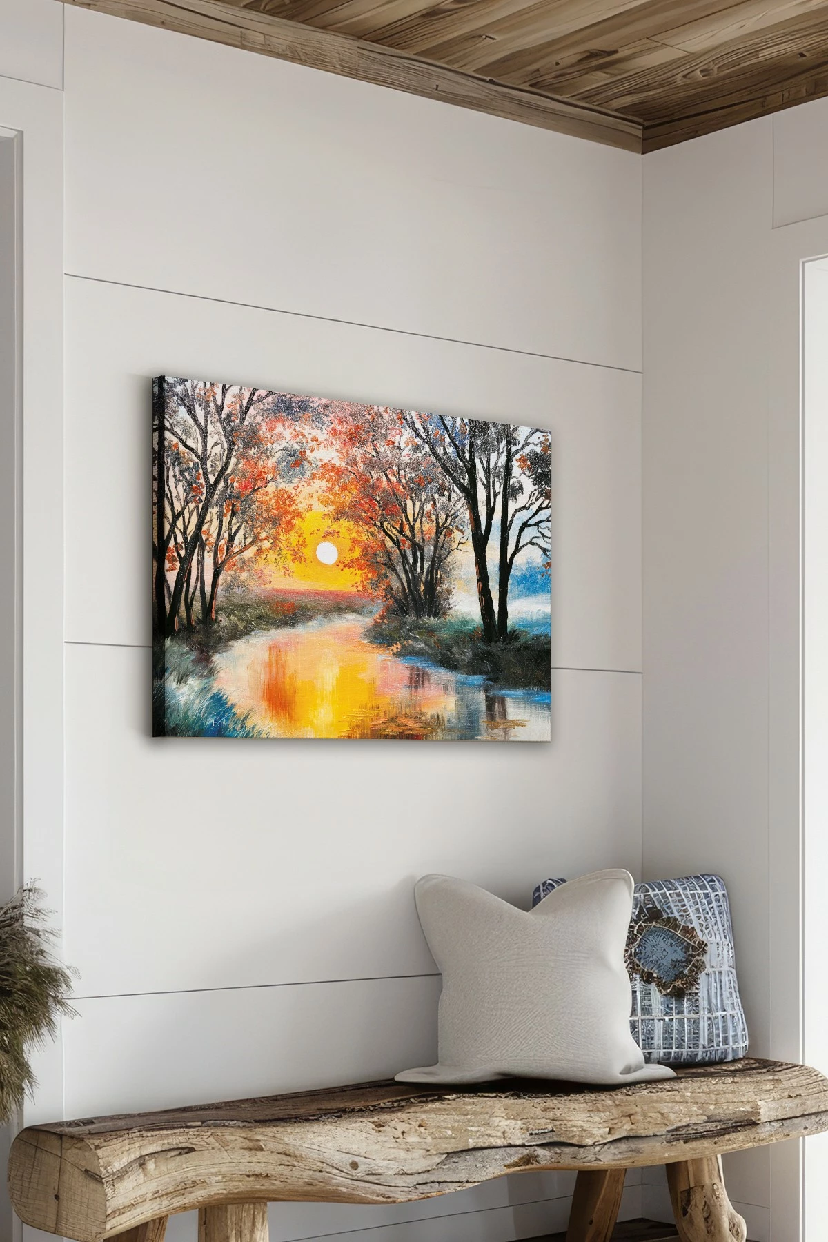 Pikturë dekorative në kanavacë, shumëngjyrëshe, Wallity Ersyfdc166, 40x60cm
