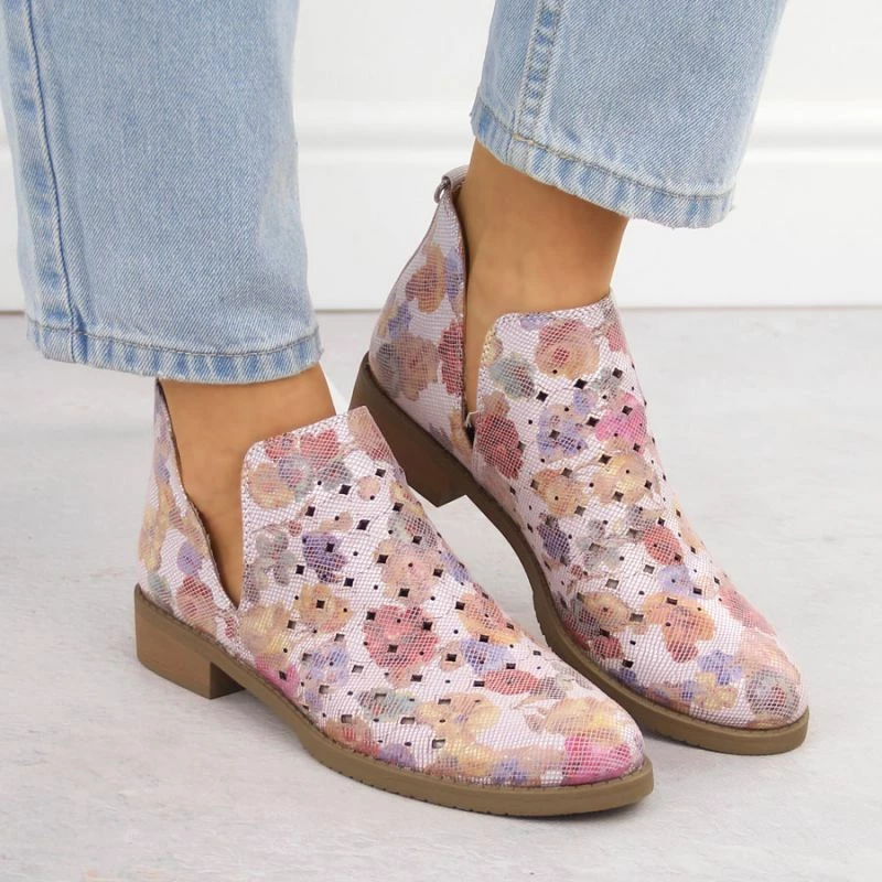 Çizme për femra M.Daszyński, rozë