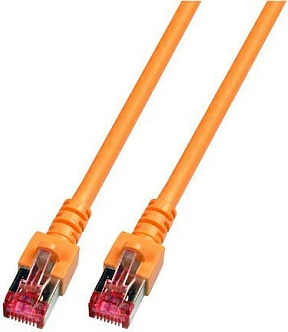 Kabllo rrjeti EFB Elektronik Cat6 S/FTP 1m RJ-45, portokalli