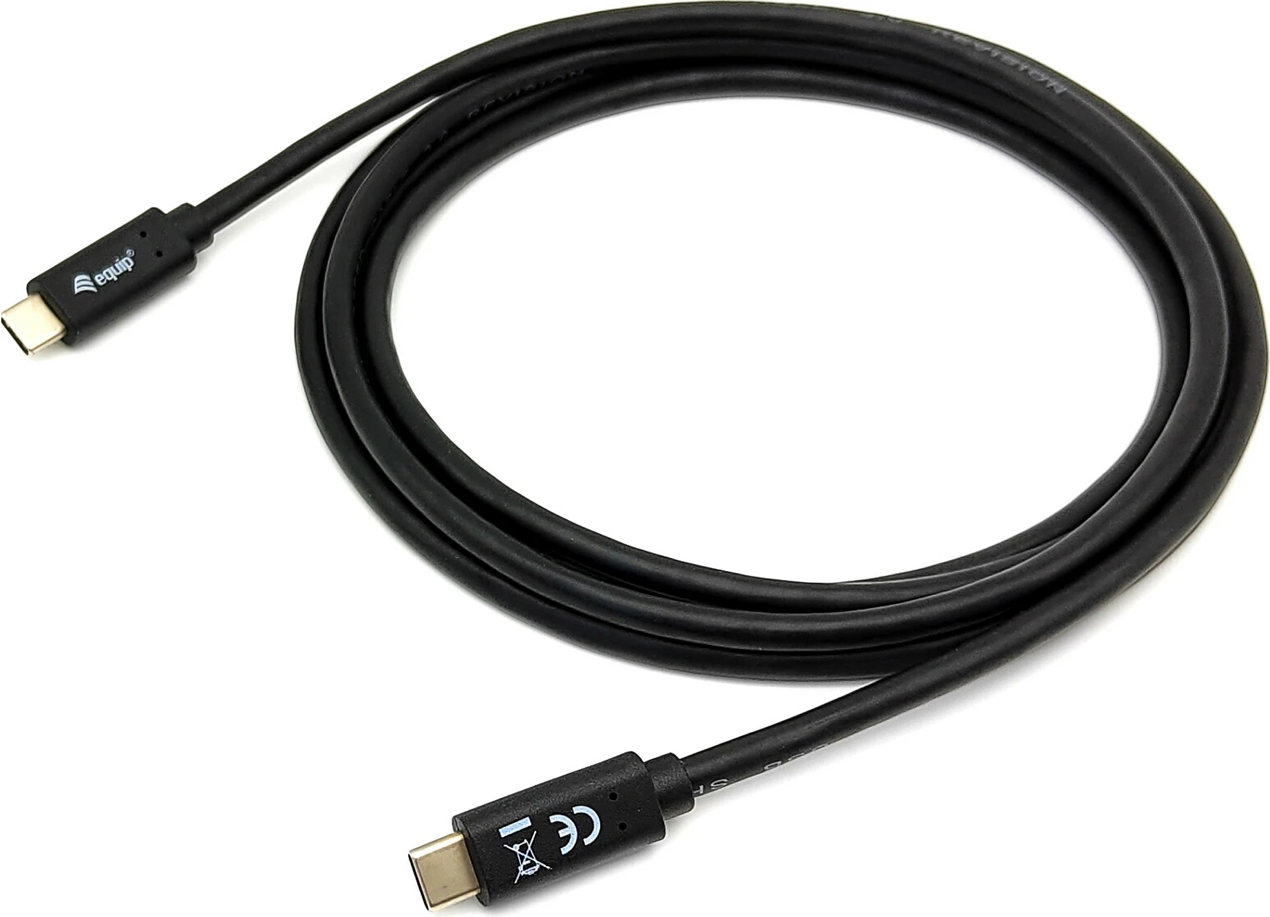 Kabllo USB-C EQUIP 128348, USB 3.2 Gen 1, 0.5m, PD 60W, 5Gbps, i zi