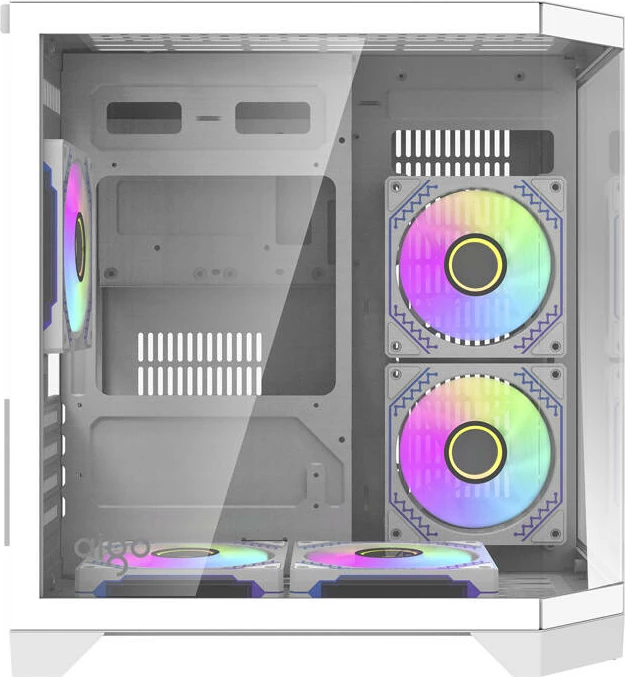 Kasë Darkflash FT350 me 5 ventilatorë ARGB, e bardhë