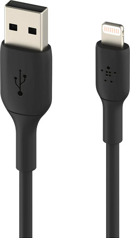 Kabllo Belkin CAA001BT1MBK, 1 m, Lightning, USB A, Ngjyrë e zezë