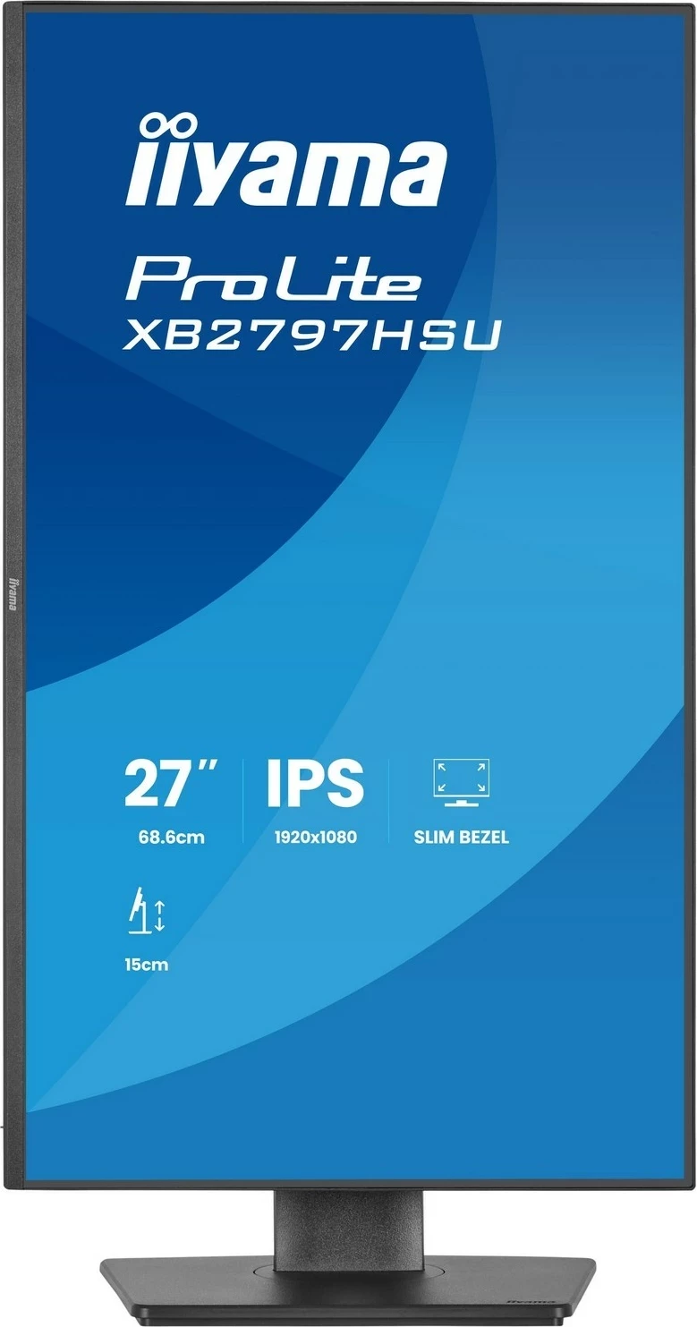 Monitor iiyama XB2797HSU-B1, 27 inch, Full HD, IPS, LED, i zi