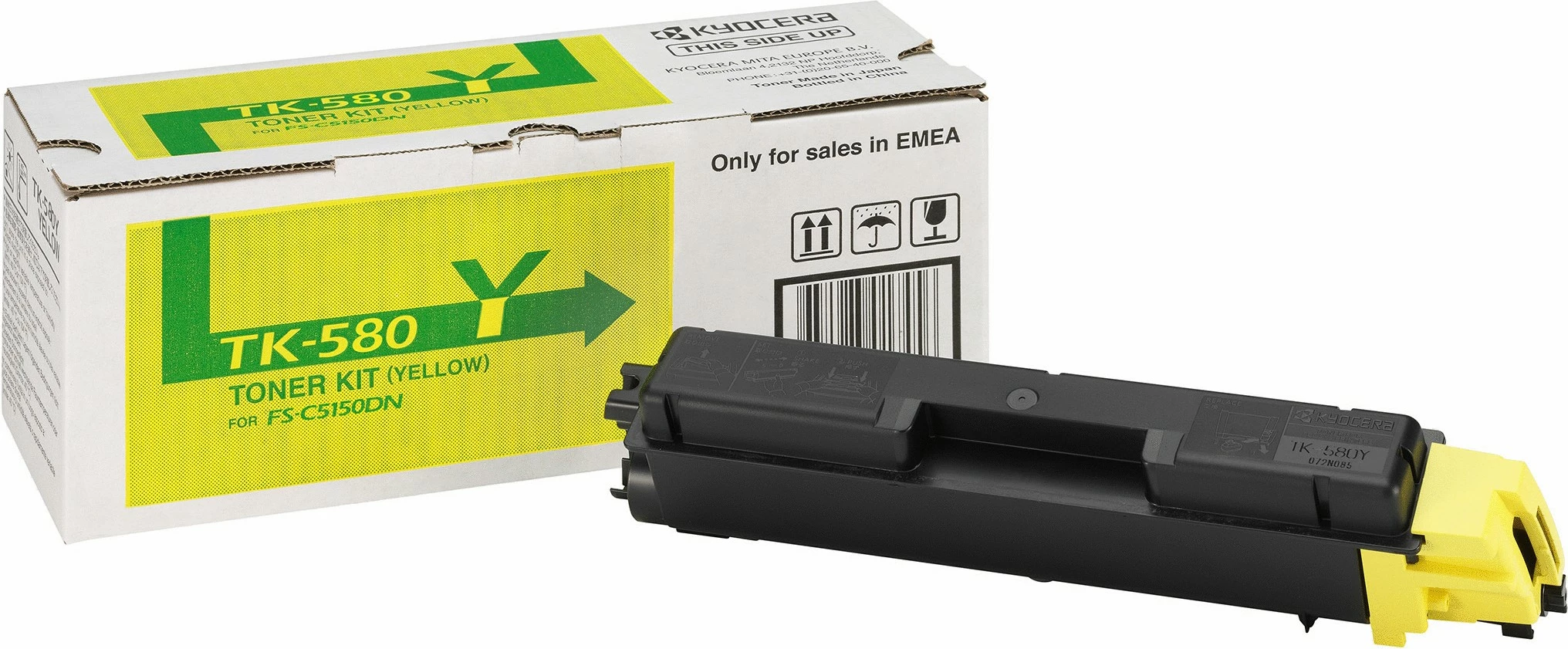 Toner Kyocera TK-580Y, për FS-C5150DN, yellow