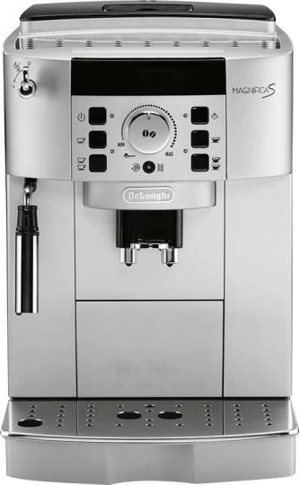 Makinë kafeje plotësisht automatike, DeLonghi, ECAM 22.110.SB, 15 bar, rezervuar 1.8L, sistem cappuccino, argjendtë/zezë